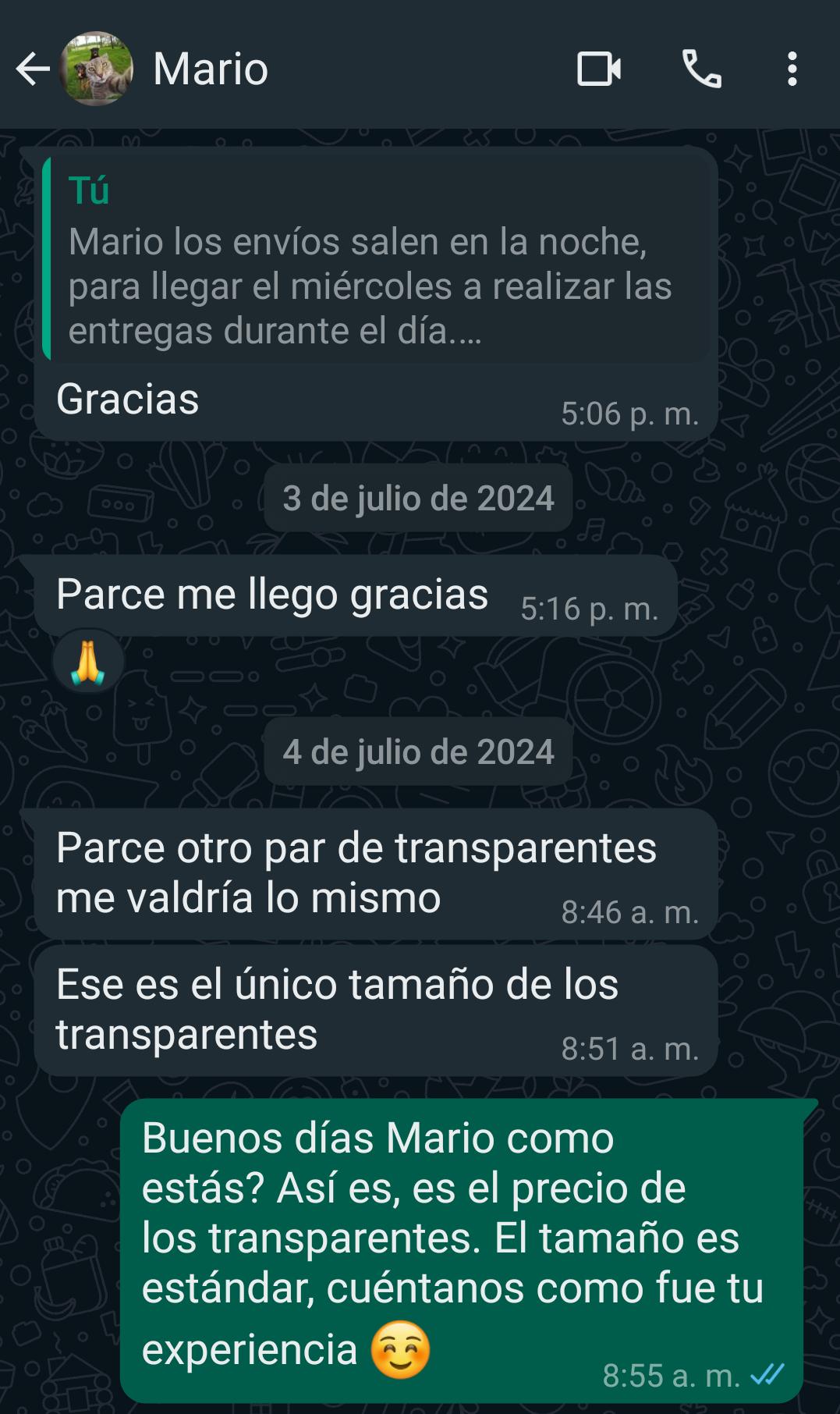Conversación cliente Clipping