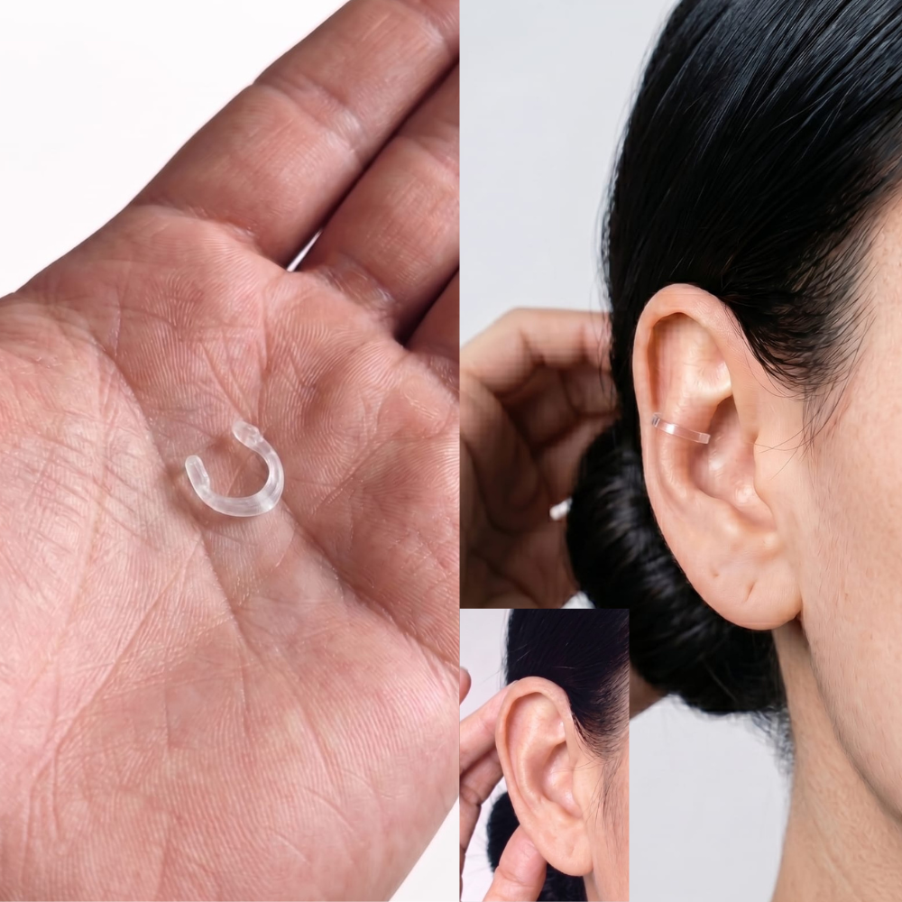 Es el mismo diseño del Clipping® corrector de orejas físico